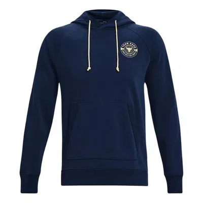 Under Armour Project Rock Heavyweight Terry Hoodie 'blue'