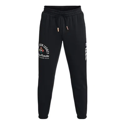 Under Armour Project Rock Heavyweight Terry Pants 'black Ivory'
