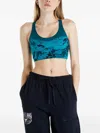 Under Armour Project Rock Infinity Bra In Blue