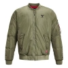 Under Armour Project Rock Insulated Bomber Jacket 'military Green'