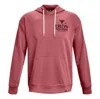 Under Armour Project Rock Iron Paradise Heavyweight Terry Hoodie 'beta Red' In Pink