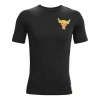 Under Armour Project Rock Iron Tour T-shirt 'black Yellow'