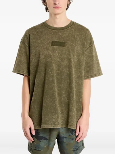 Under Armour Project Rock Patch T-shirt In Green