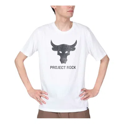 Under Armour Project Rock Payoff Graphic T-shirt 'white'