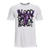 Under Armour Project Rock Payoff Short Sleeve T-shirt 'white Purple Black'