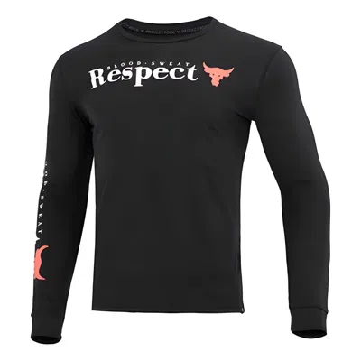 Under Armour Project Rock Respect Long Sleeve T-shirt 'black'