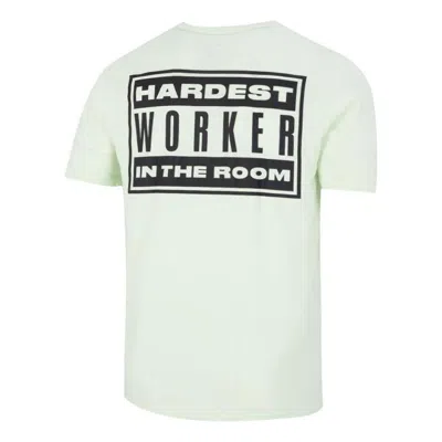 Under Armour Project Rock Respect Training T-shirt 'phosphor Green' In Neutral