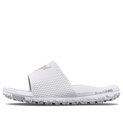 Under Armour Project Rock Slide 'white Halo Grey'