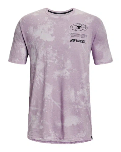 Under Armour Project Rock Statement Short Sleeve T-shirt 'light Purple'
