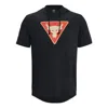 Under Armour Project Rock Terry Short Sleeve Hoodie 'black'