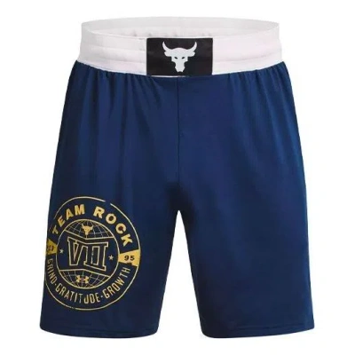 Under Armour Project Rock Training Boxing Shorts 'blue'