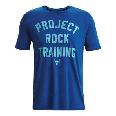 Under Armour Project Rock Training T-shirt 'blue Aqua'