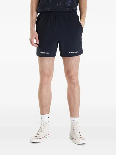 Under Armour Project Rock Ultimate 5 Track Shorts In Blue