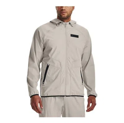 Under Armour Project Rock Unstoppable Hooded Jacket 'grey' In Gray