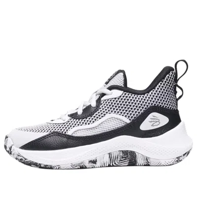 Under Armour (ps)  Curry 3z 24 'white Black' In Multi