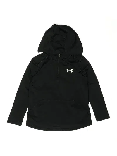 Pre-owned Under Armour Kids' Pullover Hoodie In Black