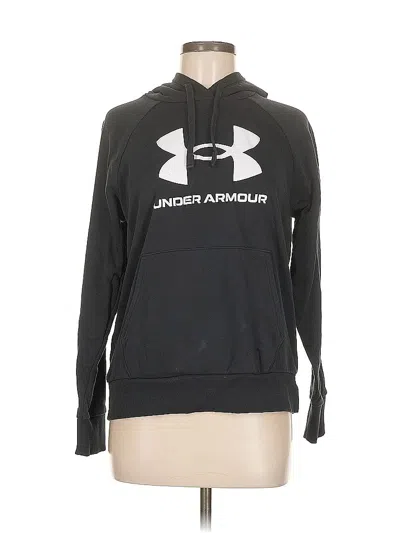 Pre-owned Under Armour Pullover Hoodie In Black