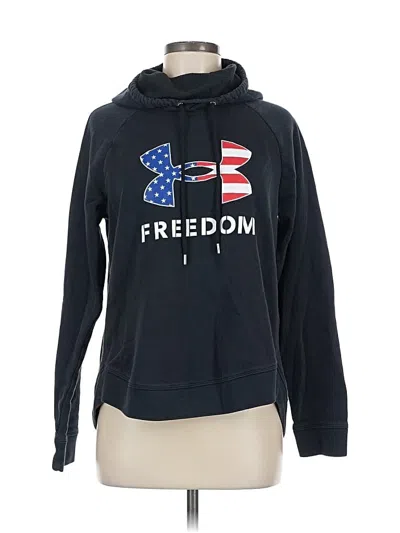 Pre-owned Under Armour Pullover Hoodie In Black