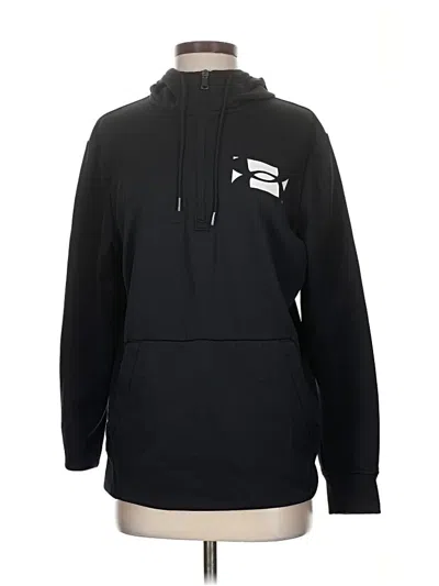Pre-owned Under Armour Pullover Hoodie In Black