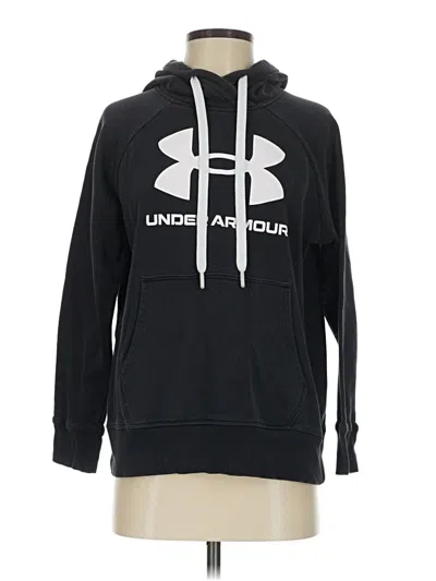 Pre-owned Under Armour Pullover Hoodie In Black
