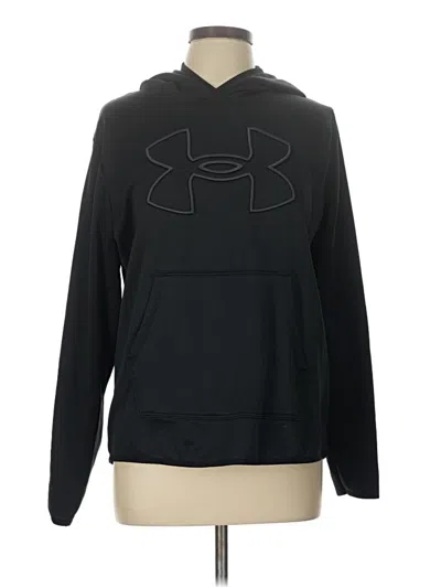 Pre-owned Under Armour Pullover Hoodie In Black
