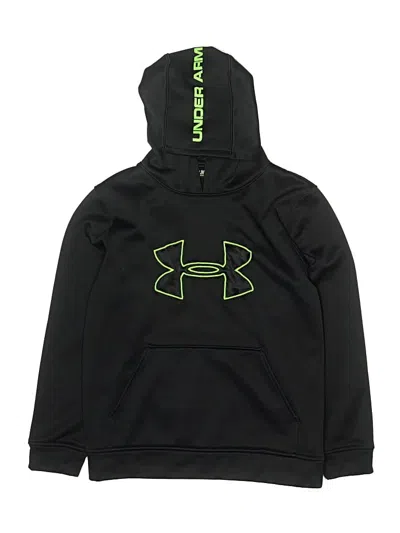 Pre-owned Under Armour Kids' Pullover Hoodie In Black