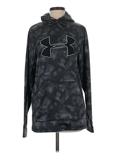 Pre-owned Under Armour Pullover Hoodie In Black
