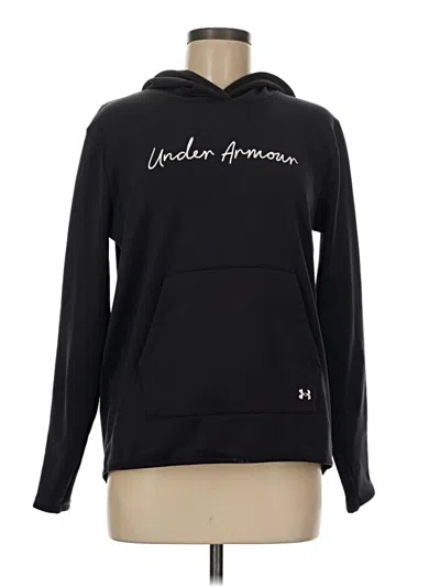 Pre-owned Under Armour Pullover Hoodie In Black