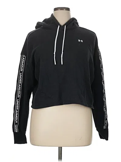 Pre-owned Under Armour Pullover Hoodie In Black