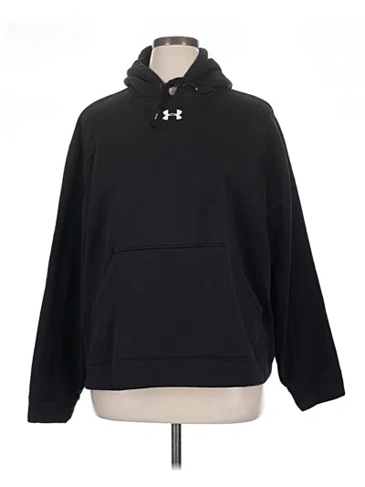 Pre-owned Under Armour Pullover Hoodie In Black