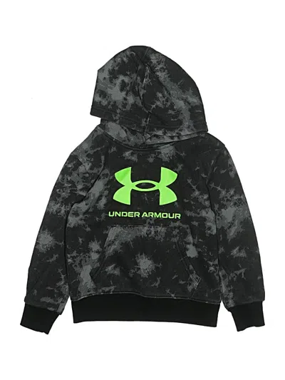 Pre-owned Under Armour Kids' Pullover Hoodie In Black