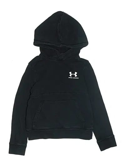 Pre-owned Under Armour Kids' Pullover Hoodie In Black