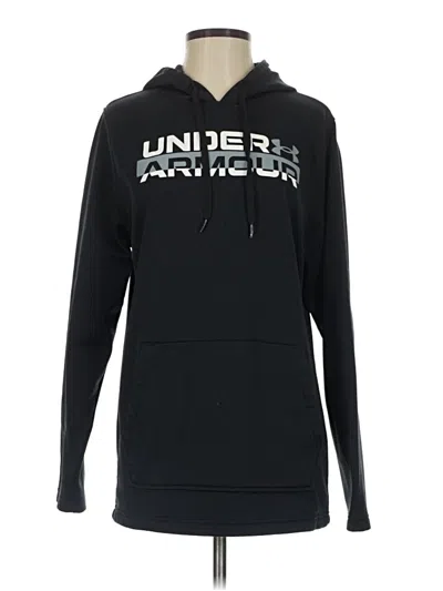 Pre-owned Under Armour Pullover Hoodie In Black