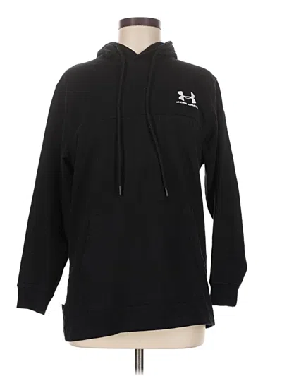 Pre-owned Under Armour Pullover Hoodie In Black