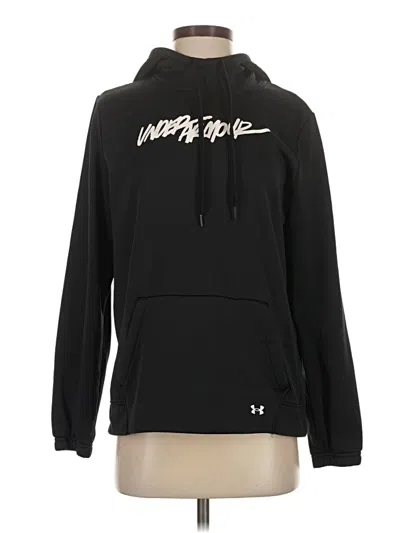 Pre-owned Under Armour Pullover Hoodie In Black