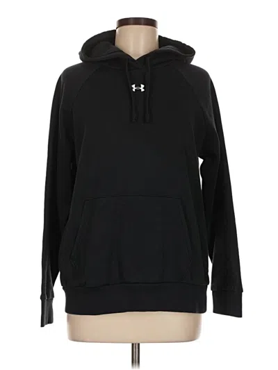 Pre-owned Under Armour Pullover Hoodie In Black