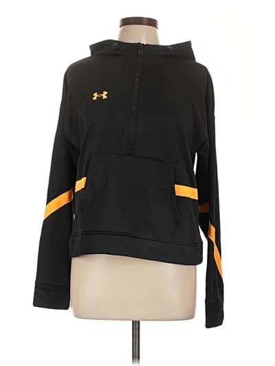 Pre-owned Under Armour Pullover Hoodie In Black