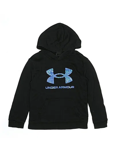 Pre-owned Under Armour Kids' Pullover Hoodie In Black