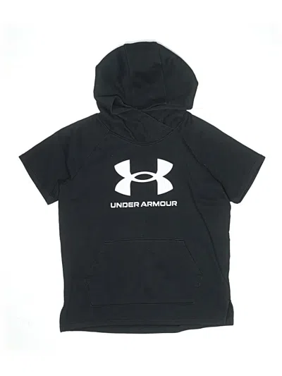 Pre-owned Under Armour Kids' Pullover Hoodie In Black