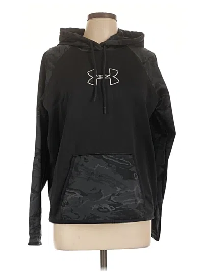 Pre-owned Under Armour Pullover Hoodie In Black