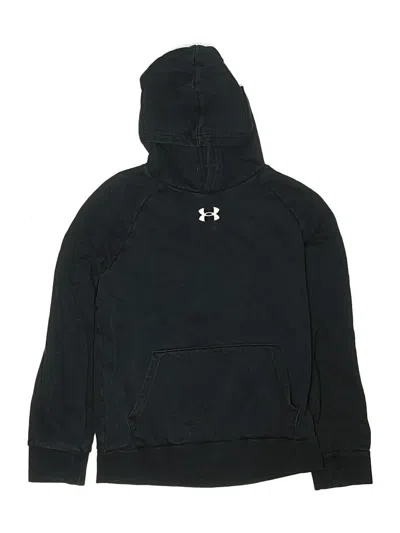 Pre-owned Under Armour Kids' Pullover Hoodie In Black
