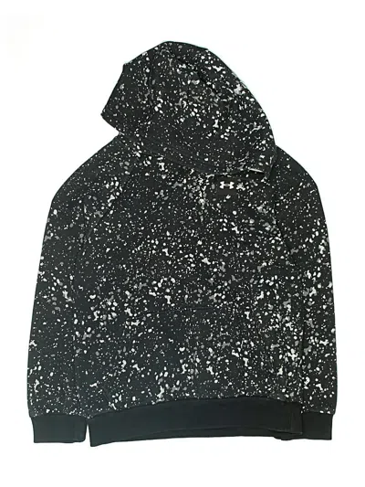 Pre-owned Under Armour Kids' Pullover Hoodie In Black