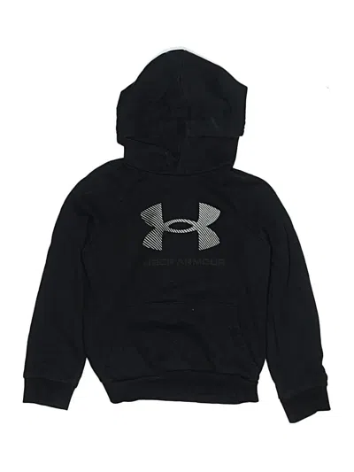 Pre-owned Under Armour Kids' Pullover Hoodie In Black