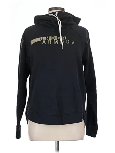 Pre-owned Under Armour Pullover Hoodie In Black