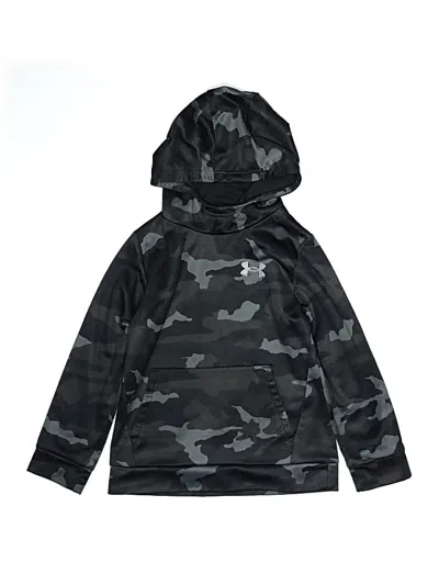 Pre-owned Under Armour Kids' Pullover Hoodie In Black