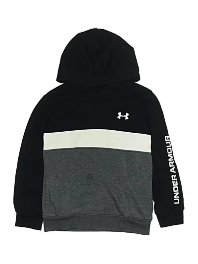 Pre-owned Under Armour Kids' Pullover Hoodie In Black