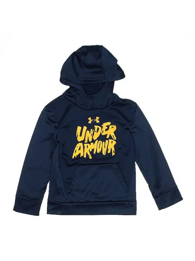 Pre-owned Under Armour Kids' Pullover Hoodie In Blue