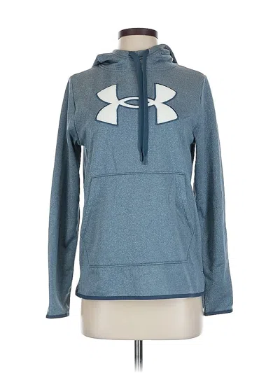 Pre-owned Under Armour Pullover Hoodie In Blue