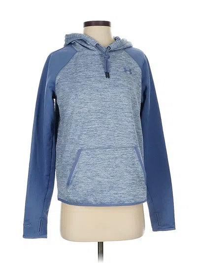 Pre-owned Under Armour Pullover Hoodie In Blue
