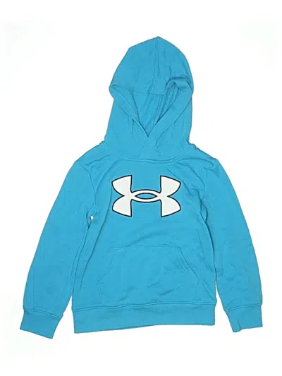 Pre-owned Under Armour Kids' Pullover Hoodie In Blue